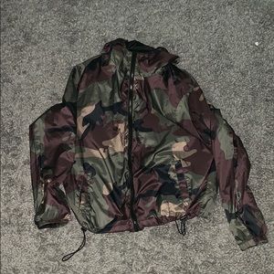 camo windbreaker